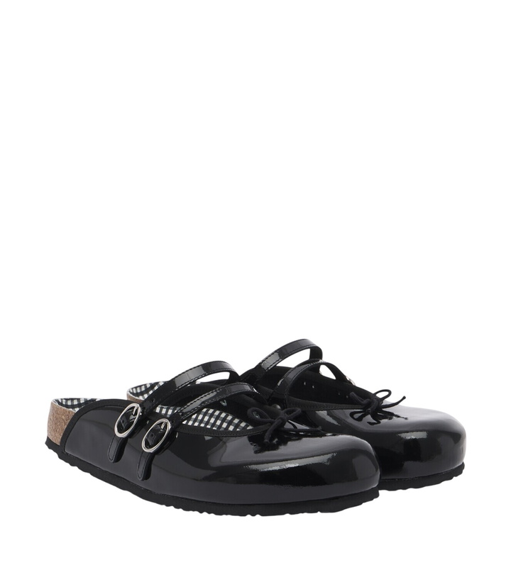 Photo: Birkenstock 1774 x Repetto Scala patent leather mules