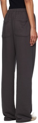 OPEN YY Gray Lace Up Lounge Pants