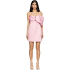 Marc Jacobs Pink Satin 'Pop J Marc' Bow Minidress
