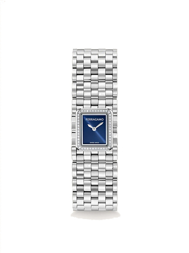 Photo: Ferragamo Womens Ferragamo Entrelacé watch in Blue