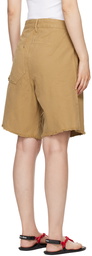 JW Anderson Tan Twisted Shorts