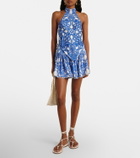 Poupette St Barth Guilia printed halterneck top