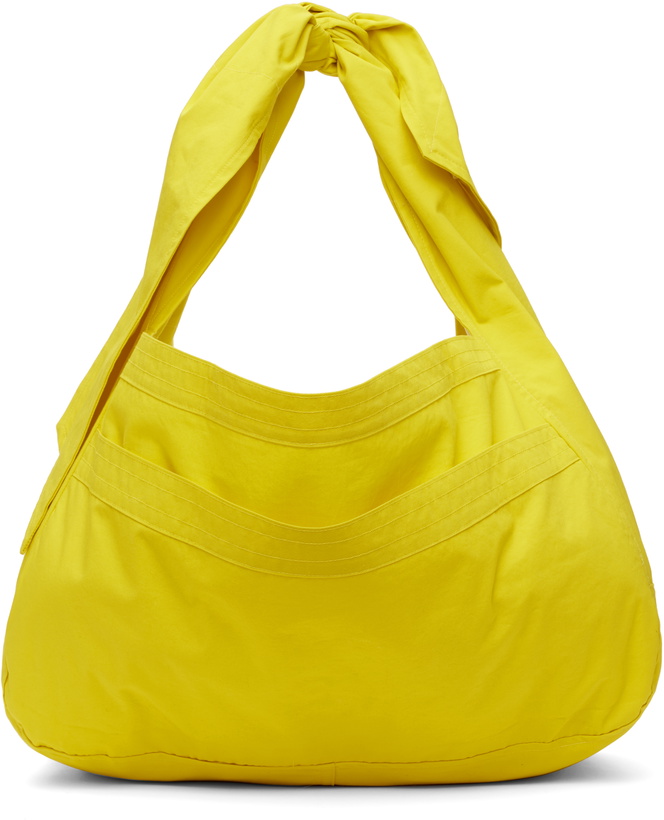 Photo: SC103 SSENSE Exclusive Yellow Cocoon Sac Tote