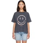ANINE BING Gray Cade Smiley T-shirt