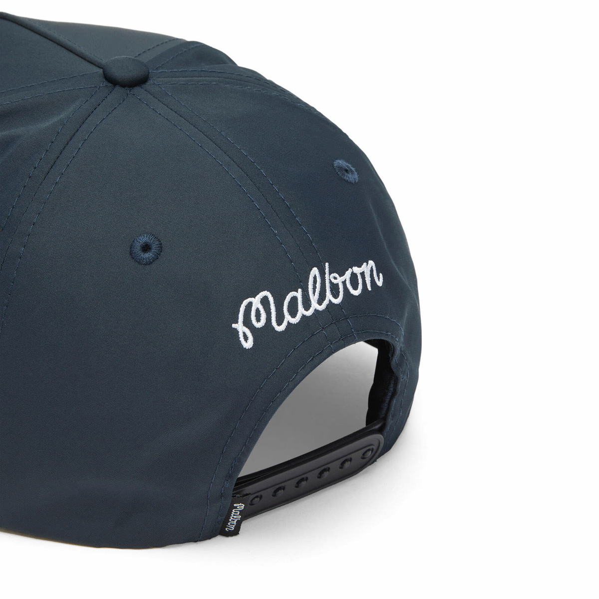 Malbon Men's M Snap Back Cap in Navy 