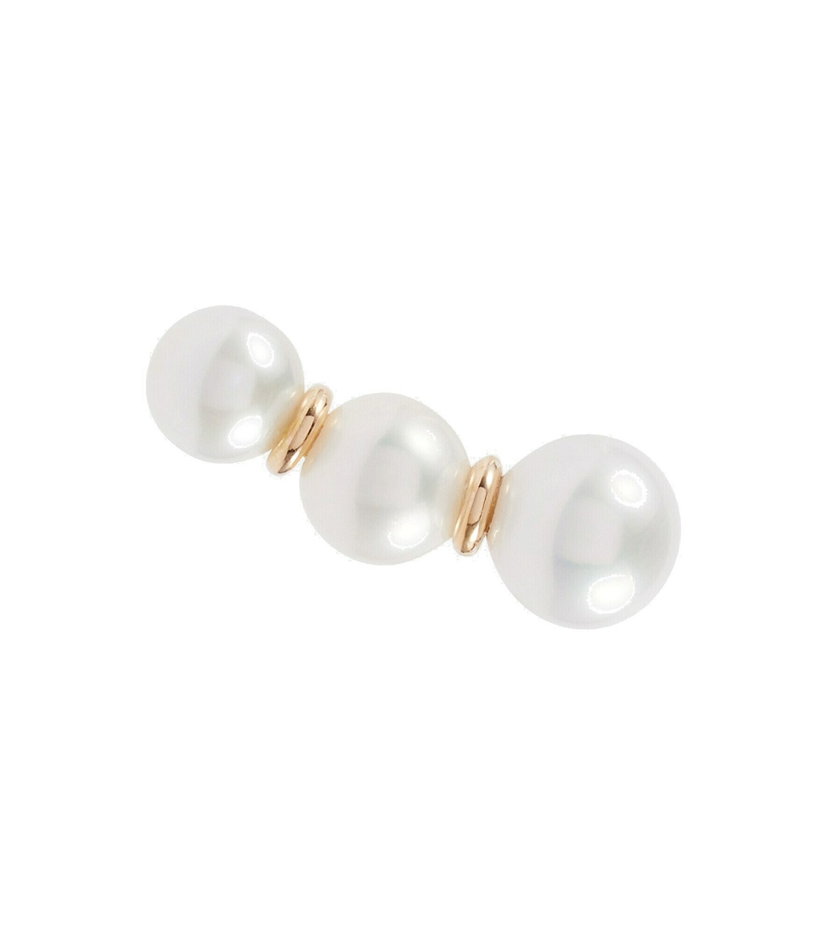 Sophie Bille Brahe - Trois Perles 14kt yellow gold single earring with ...