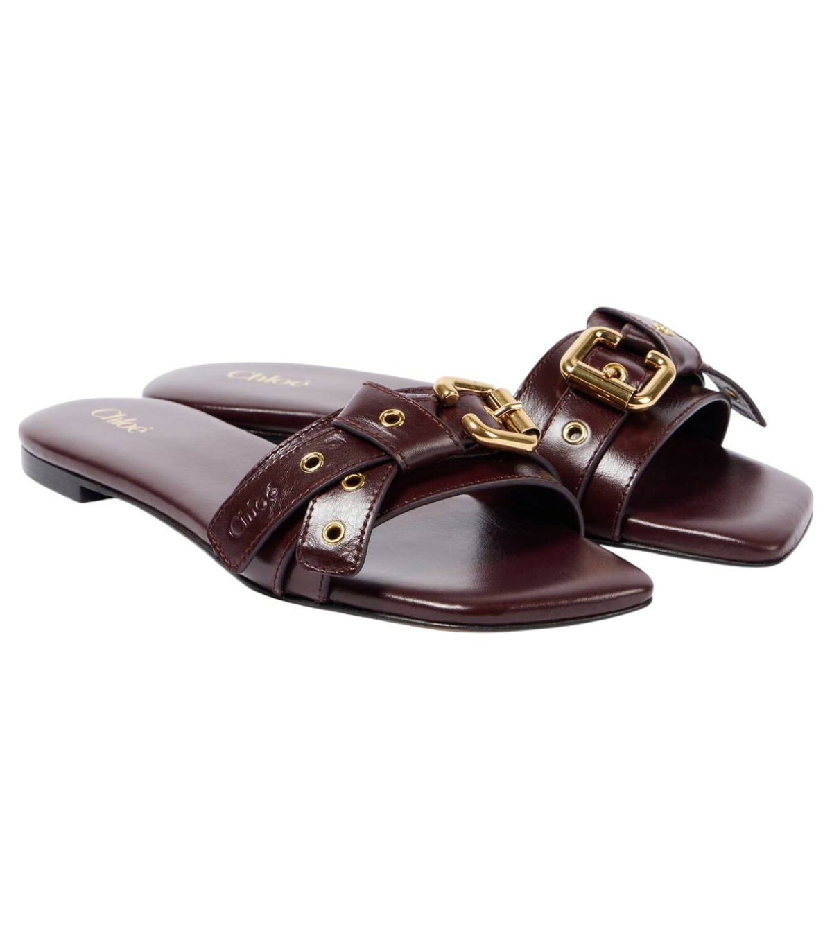 Chloé Mae embellished leather sandals Chloe