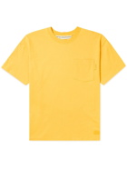 Abc. 123. - Logo-Appliquéd Cotton-Jersey T-Shirt - Yellow