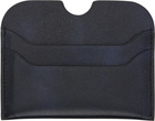 Acne Studios Navy Leather Card Holder