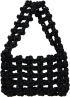 KARA Black Knot Armpit Tote