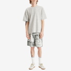 Róhe Men's Japanese Mouliné T-Shirt in Light Grey Melange