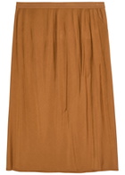Rick Owens Lilies Stretch-jersey Knee-length Skirt Tan