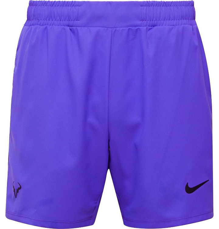 Photo: Nike Tennis - Rafa NikeCourt Dri-FIT Tennis Shorts - Purple