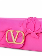 VALENTINO GARAVANI Rose Locò Leather Top Handle Bag