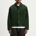 Percival Men's Cord Overshirt in Forest