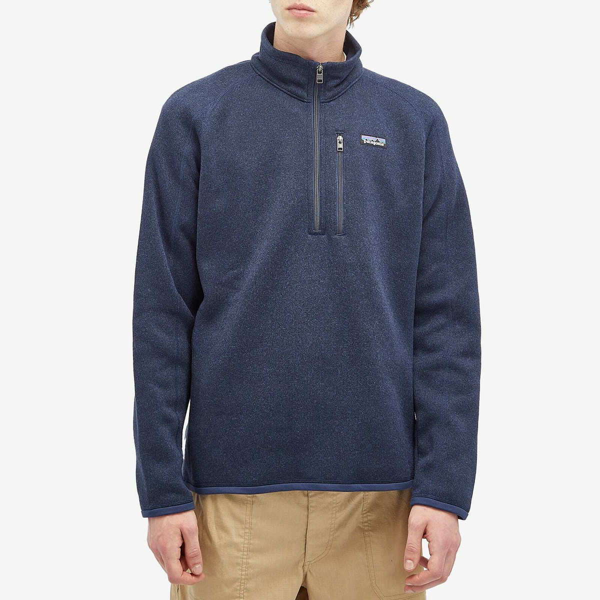 Patagonia Men's Better Sweater 1/4 Zip Jacket in New Navy