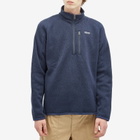 Patagonia Men's Better Sweater 1/4 Zip Jacket in New Navy
