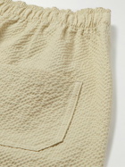 Howlin' - Magic Straight-Leg Cotton-Blend Seersucker Drawstring Shorts - Neutrals