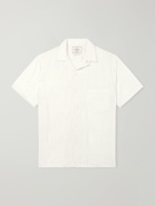 Portuguese Flannel - Duke Convertible-Collar Embroidered Cotton-Blend Shirt - Neutrals