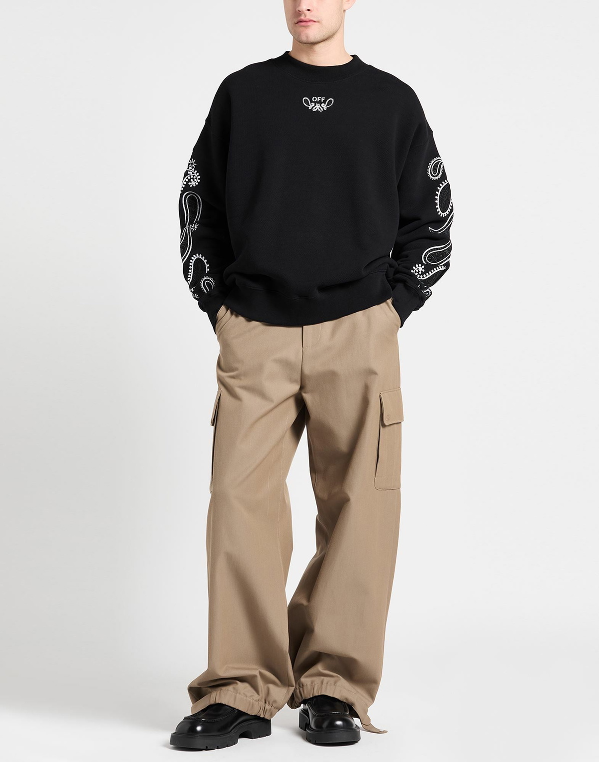 Off-white Mens Sweatshirt in Black