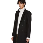 Editions M.R Black Albert Double-Breasted Coat