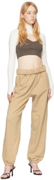 Dion Lee Beige Cotton Lounge Pants