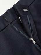 Loro Piana - Leisure City Slim-Fit Virgin Wool and Cashmere-Blend Trousers - Blue