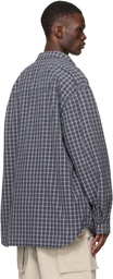 Maison Margiela Blue Padded Reversible Shirt