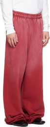 Entire Studios Red Full Sweatpants
