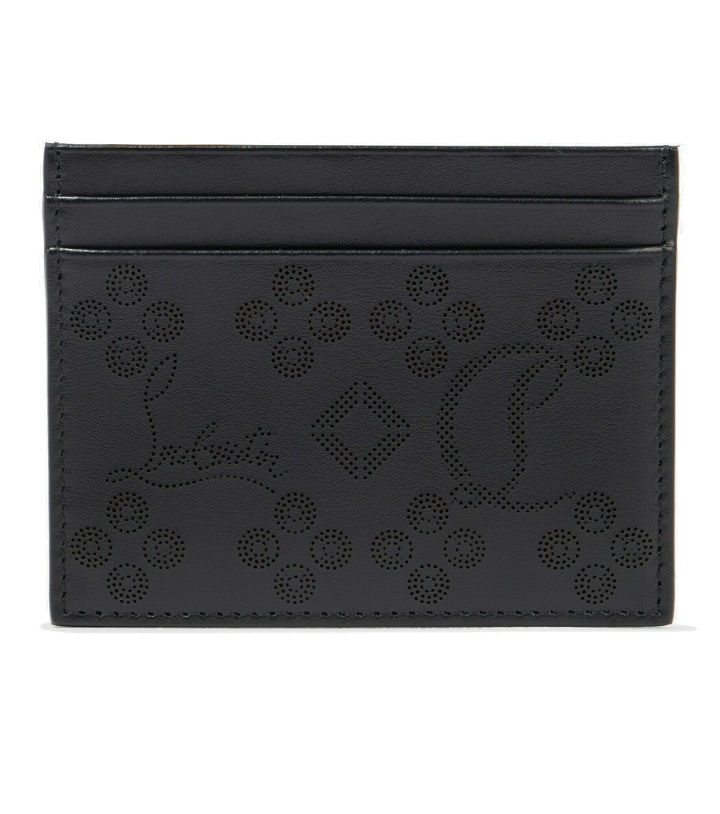 Photo: Christian Louboutin - Kios perforated leather card holder