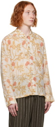 Karu Research Beige Printed Shirt