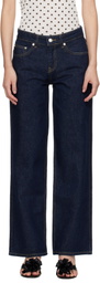 Sandy Liang Blue Taro Jeans