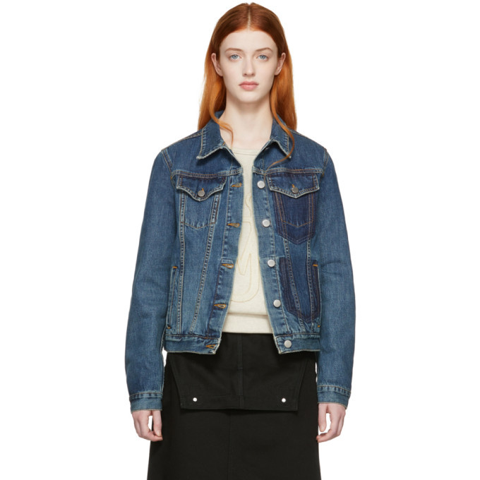 Photo: JW Anderson Blue Denim Shaded Pocket Jacket