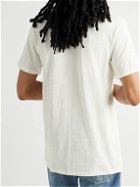 Rag & Bone - Logo-Embroidered Slub Cotton-Jersey T-Shirt - White