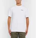 Patagonia - P-6 Responsibili-Tee Printed Cotton-Blend Jersey T-Shirt - Men - White