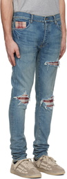 AMIRI Blue MA Quad Plaid MX1 Jeans
