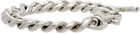Martine Ali Silver Sandy Curb Bracelet