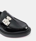 Christian Louboutin Urban Moc Lock leather loafers