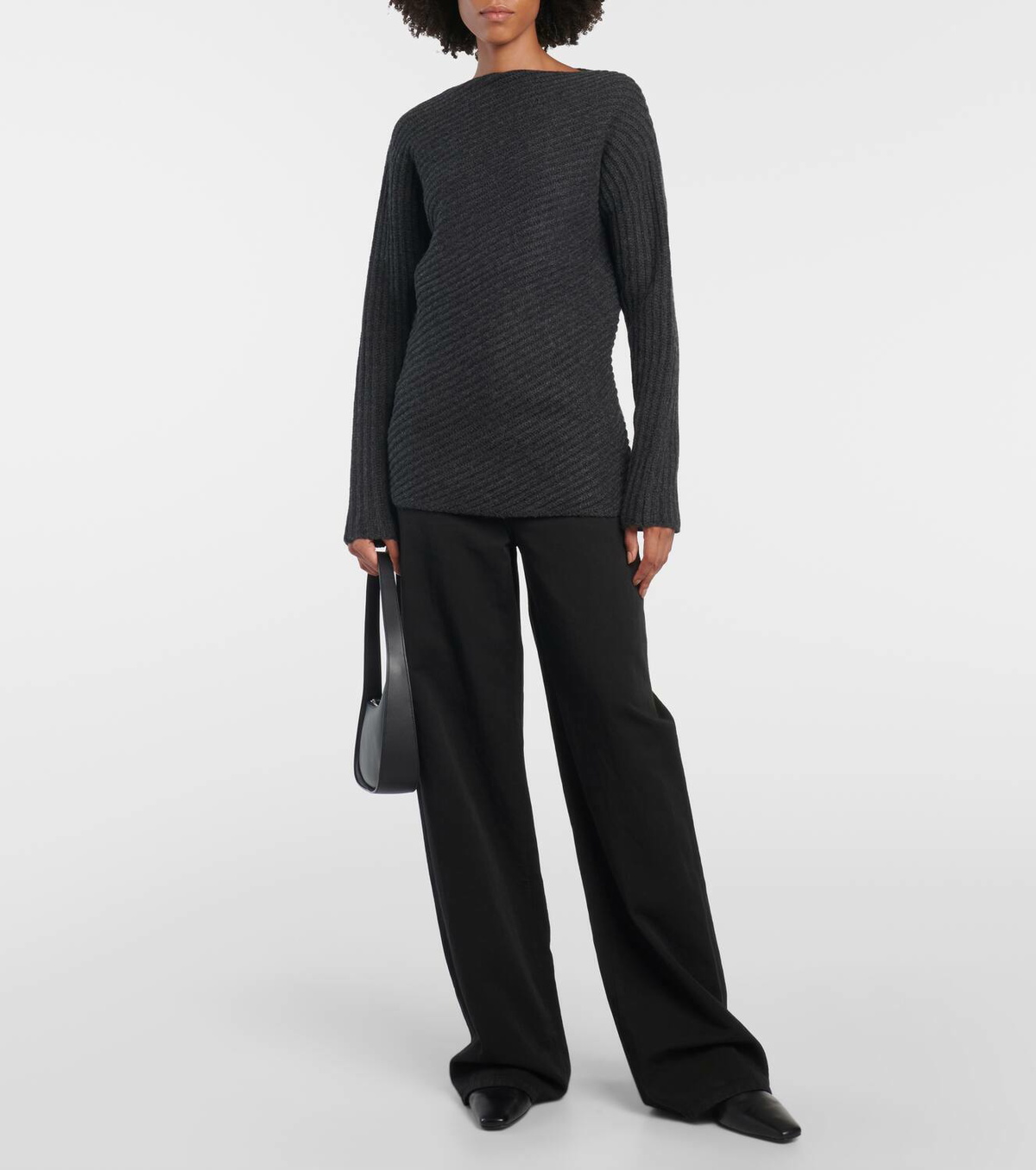 Toteme Twisted rib-knit wool sweater Toteme