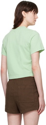 Sporty & Rich Green 'Wellness' Ivy T-Shirt