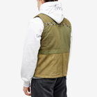 Maharishi Men's Tugihagi Patchwork Tobi Vest in Olive