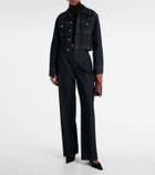 Victoria Beckham Cropped denim jacket