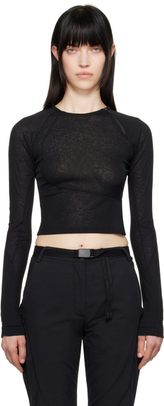 Photo: HYEIN SEO Black Helix Long Sleeve T-shirt
