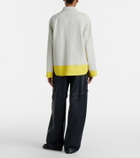 Loewe Paneled leather wide-leg pants
