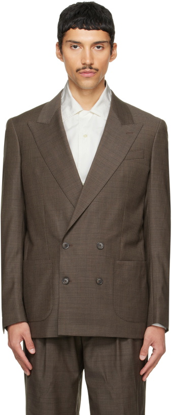 Photo: Carter Young Brown Kirk Unstructured Blazer