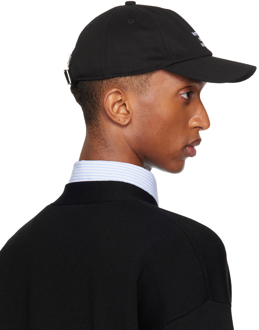 Drôle De Monsieur Black 'La Casquette Slogan' Cap