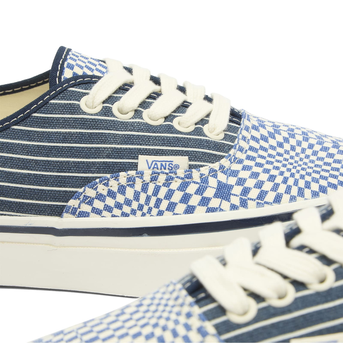 Vans LX Authentic 44 Sneaker in Optical Checkerboard Stripe