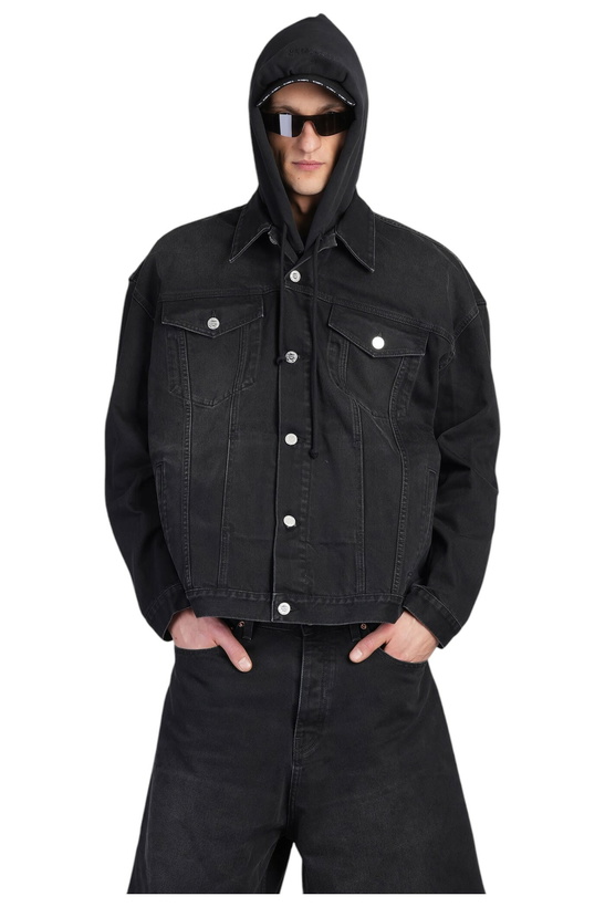 Photo: VETEMENTS Denim Jackets In Black Denim