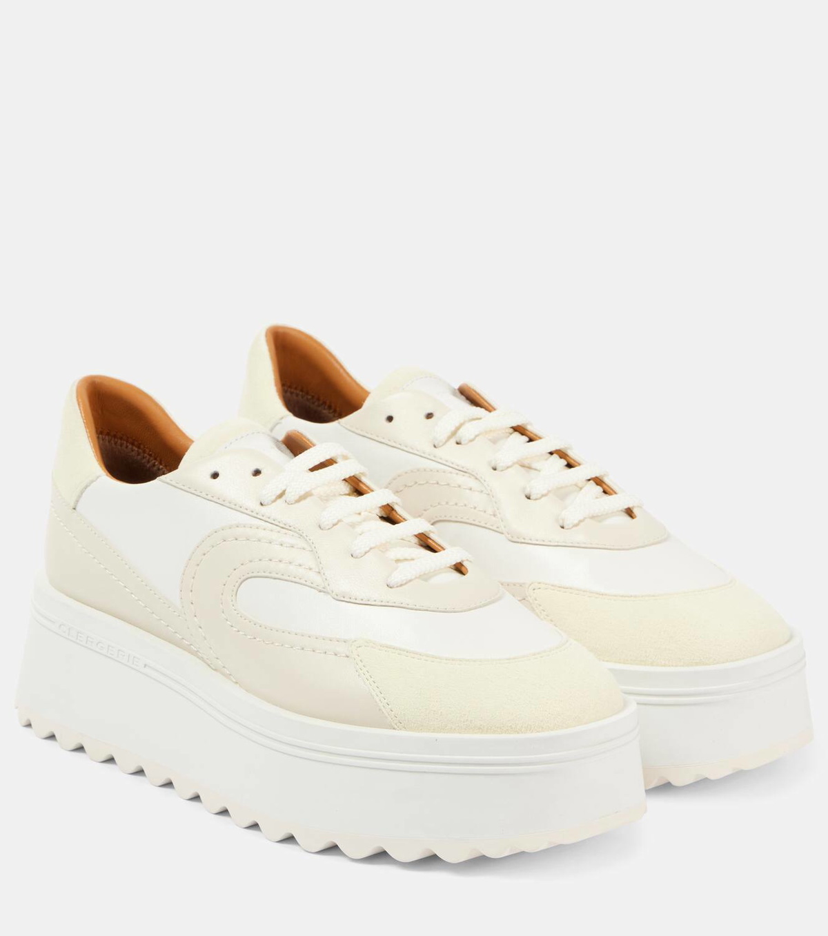 Clergerie Awake suede platform sneakers