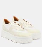 Clergerie Awake suede platform sneakers